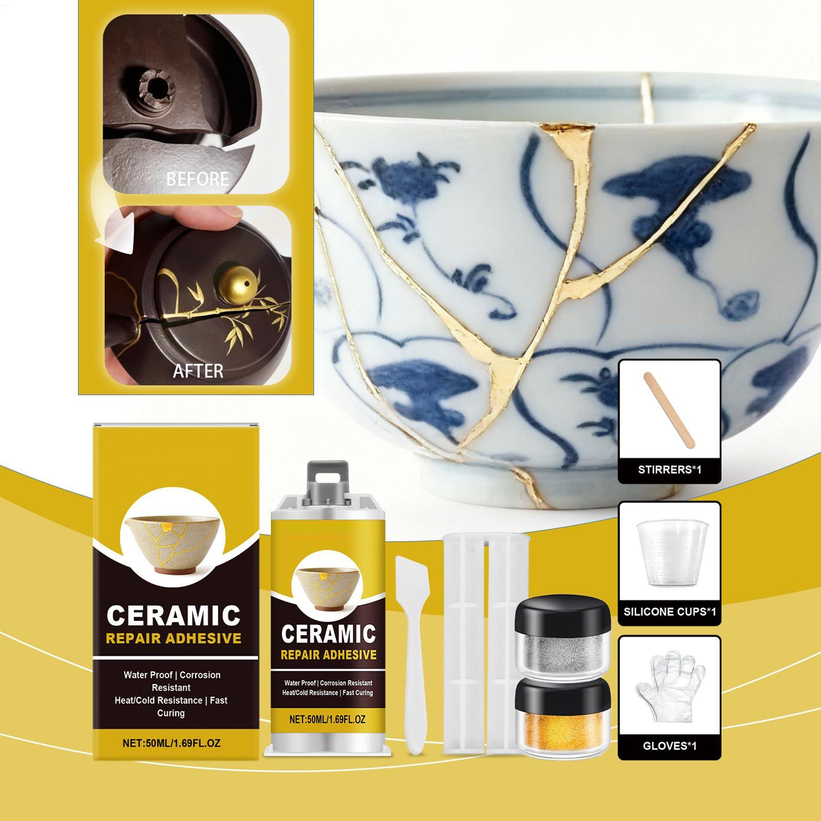 Porcelaine Repair Kit Gold Cer - Tile Grout Repair recension och pris