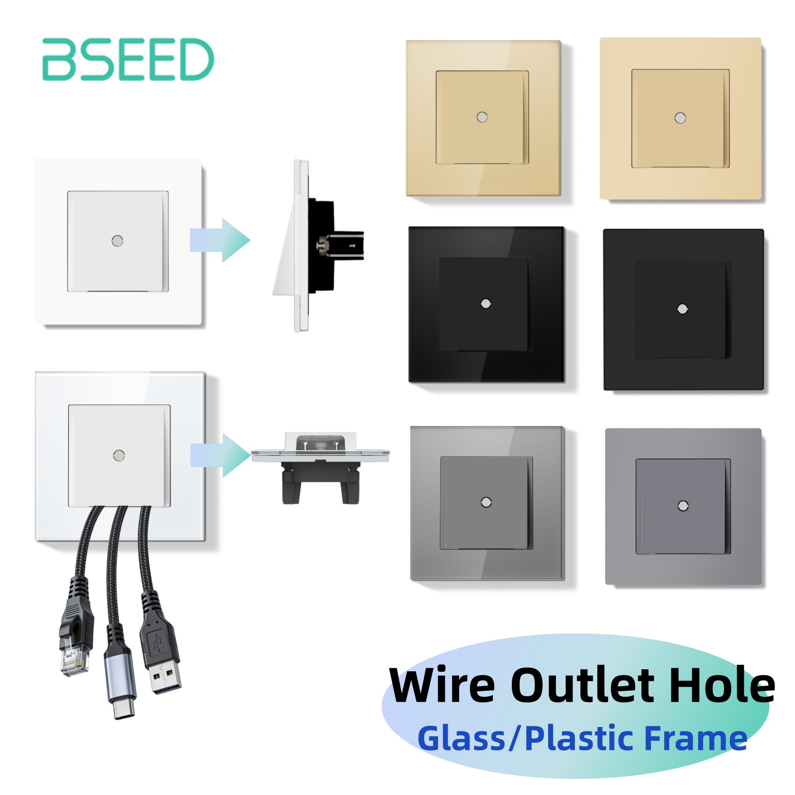 Bseed E Seires Wall Wire Outle - Home Improvement Ideas recension och pris