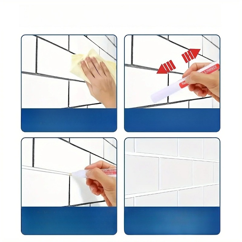 1PC Waterproof Grout Pen Tile  - Tile Grout Repair recension och pris