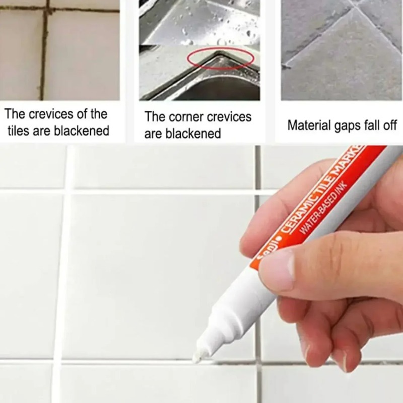 Mold-Resistant Waterproof Cera - Tile Grout Repair recension och pris