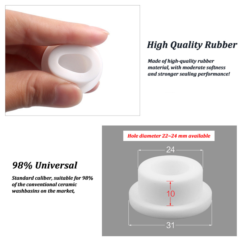 2/4/8PC Bathroom Rubber Wash B - Sink Drain Strainer recension och pris