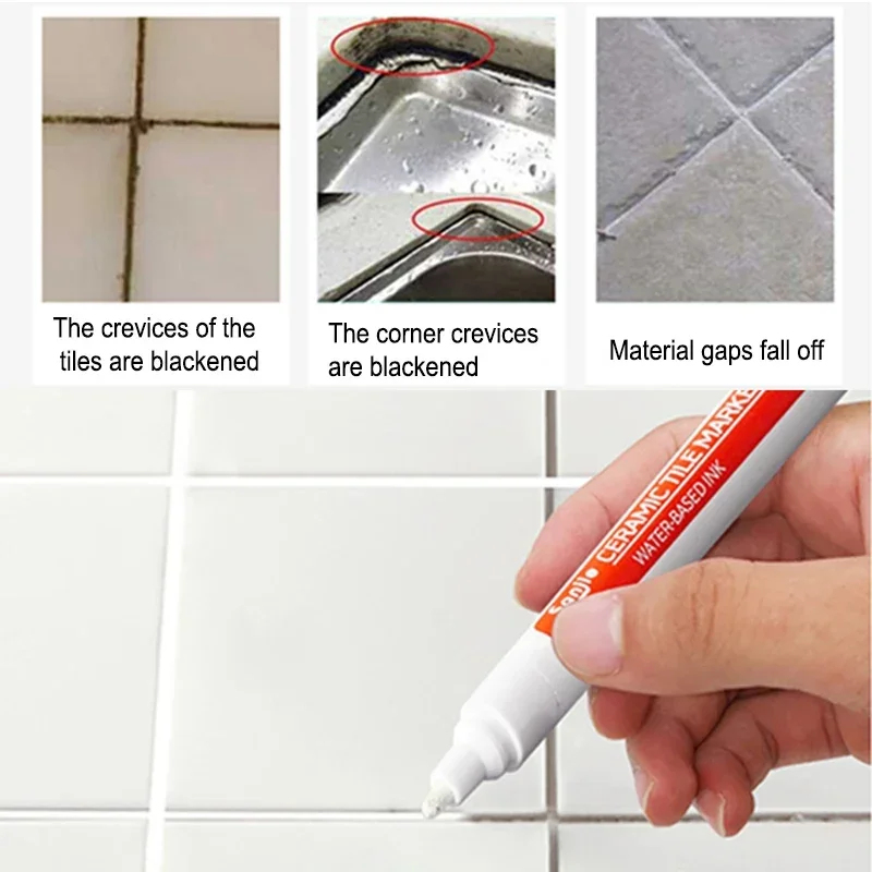 12 Color White Waterproof Tile - Tile Grout Repair recension och pris